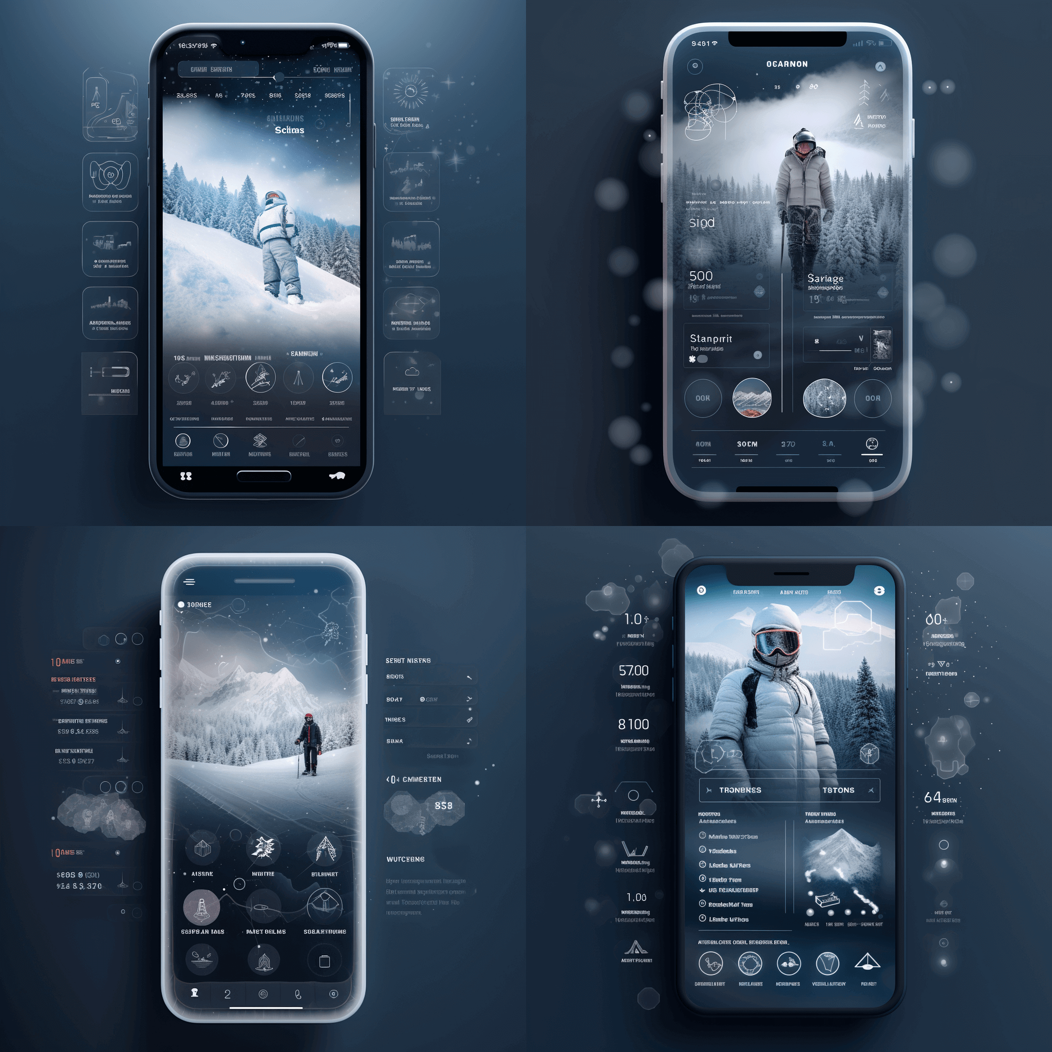 snow boarding app dark 2